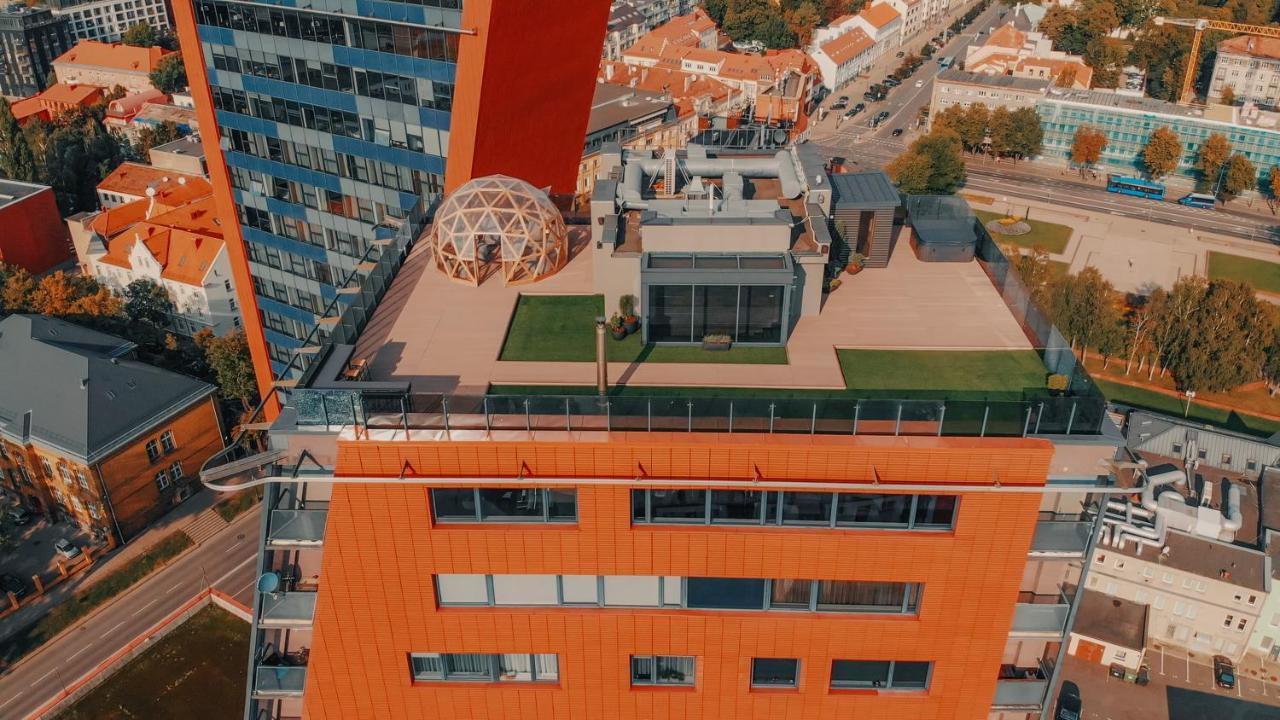 Appartamento Sky Garden Penthouse Klaipėda Esterno foto