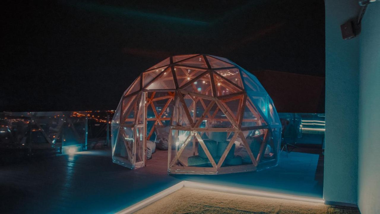 Appartamento Sky Garden Penthouse Klaipėda Esterno foto