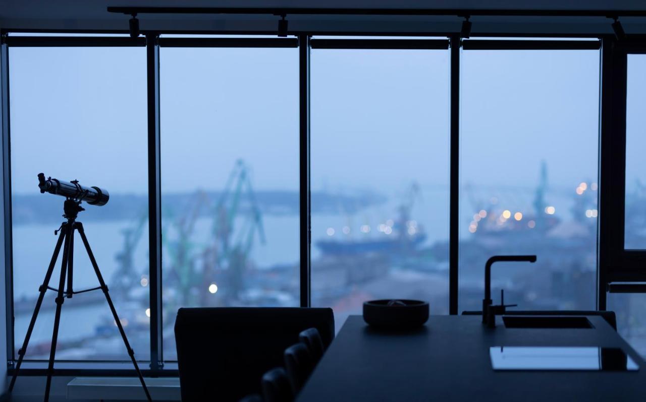 Appartamento Sky Garden Penthouse Klaipėda Esterno foto