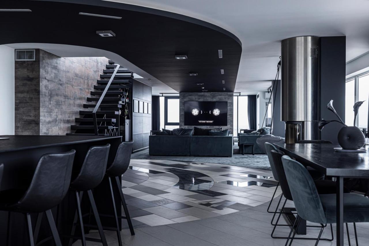 Appartamento Sky Garden Penthouse Klaipėda Esterno foto
