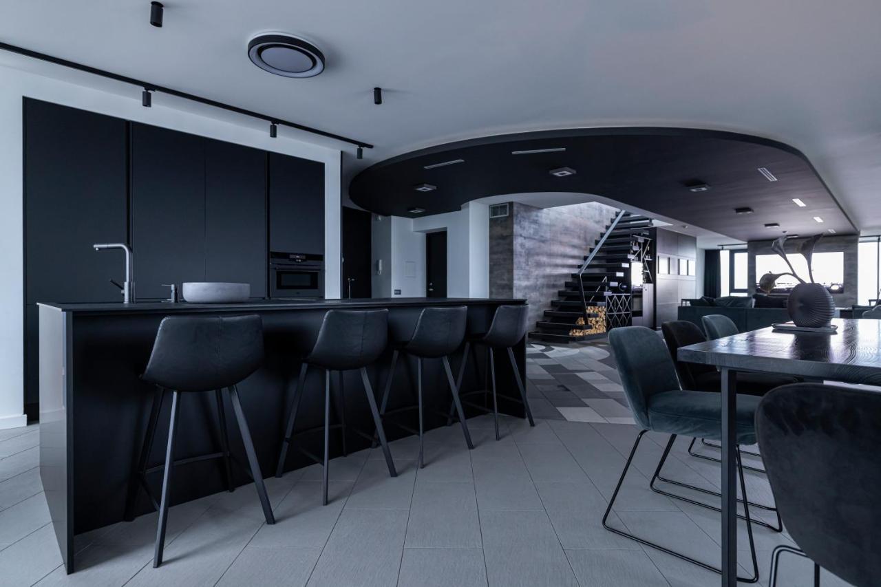 Appartamento Sky Garden Penthouse Klaipėda Esterno foto