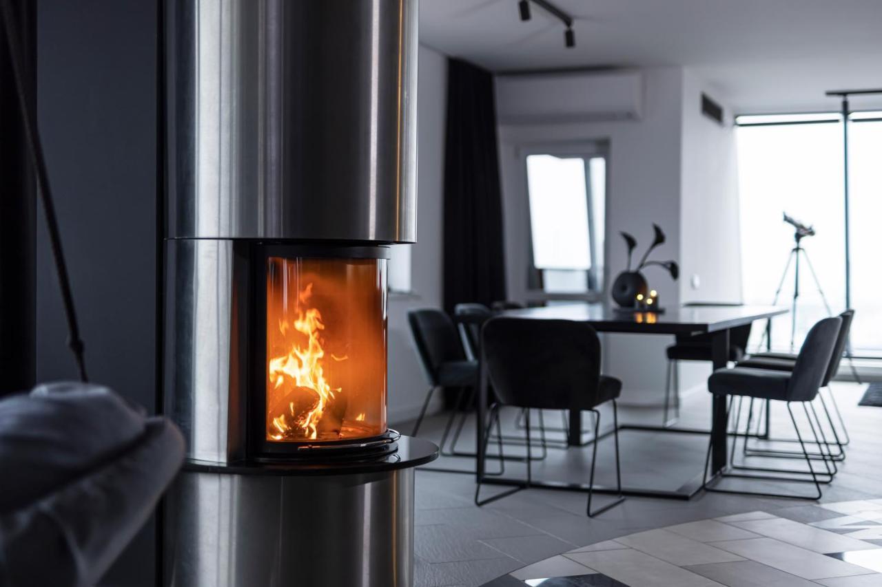 Appartamento Sky Garden Penthouse Klaipėda Esterno foto