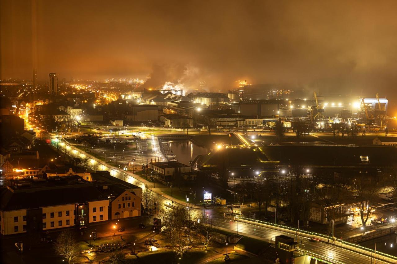 Appartamento Sky Garden Penthouse Klaipėda Esterno foto